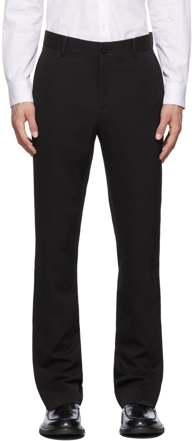 Sean Suen Black Split Leg Trousers