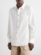 LOEWE - Paula's Ibiza Anagram-Embroidered Lyocell-Poplin Shirt - Neutrals