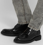 AMI - Polished-Leather Boots - Black