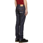 Nudie Jeans Blue Thin Finn Jeans