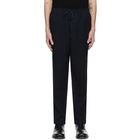 Barena Navy Linen Botto Trousers