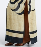 SIR Sona printed silk maxi dress