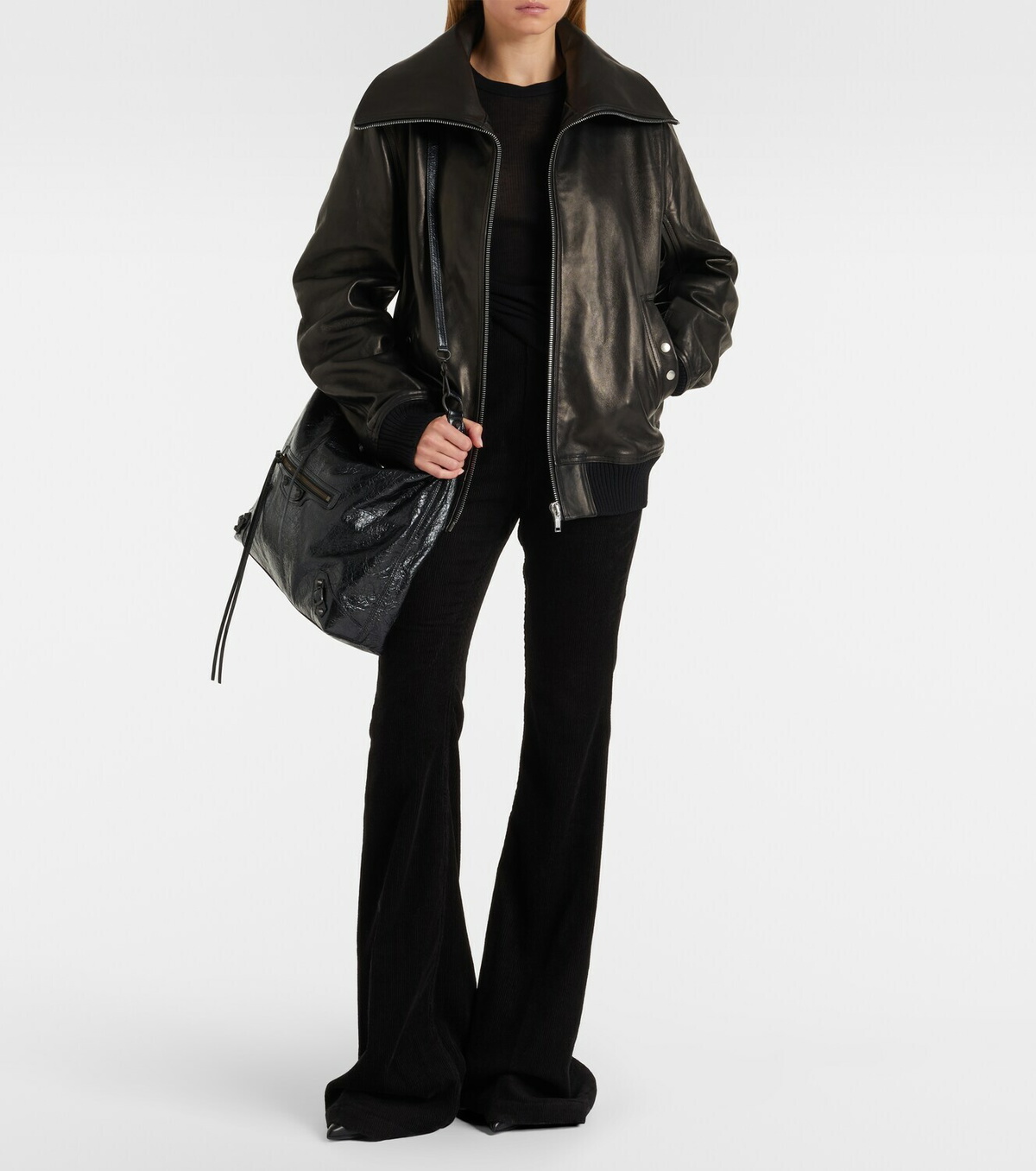 お*す様 Rick Owens Leather Bomber Jacket Rick Owens Leather bomber jacket Rick Owens