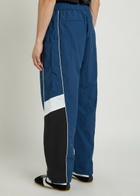 Nahmias Warm Up Panelled Shell Track Pants Blue