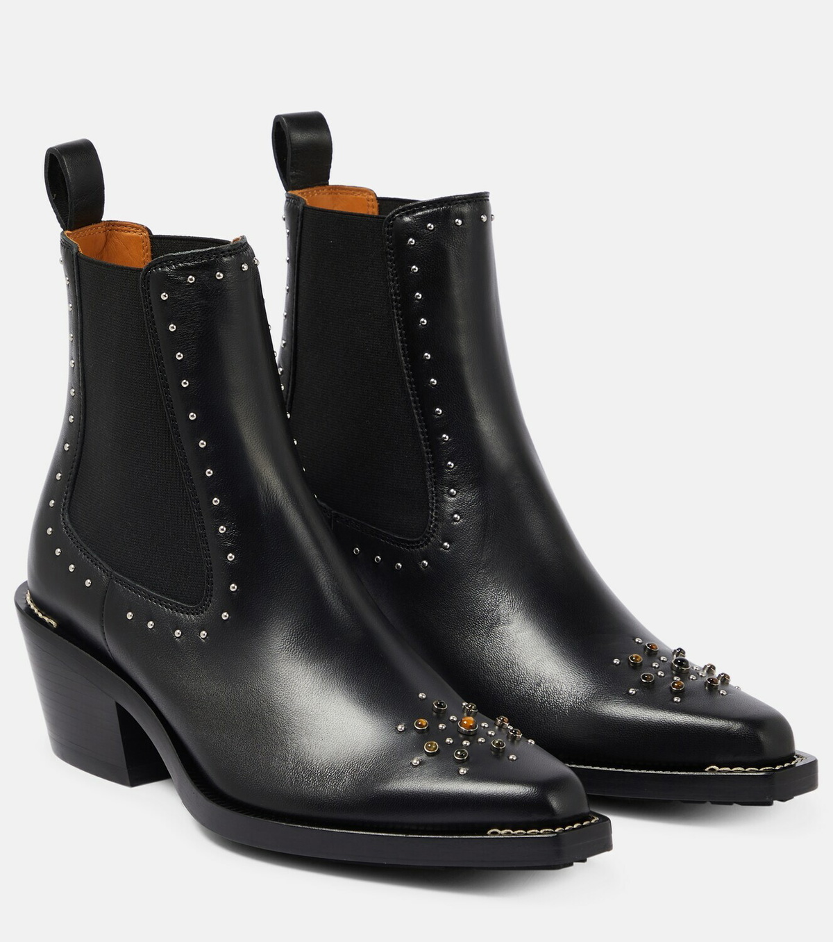Chloe - Nellie leather Chelsea boots