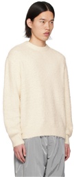 Wooyoungmi White Hairy Sweater