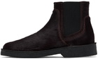 A.P.C. Burgundy Theodore Ankle Boots