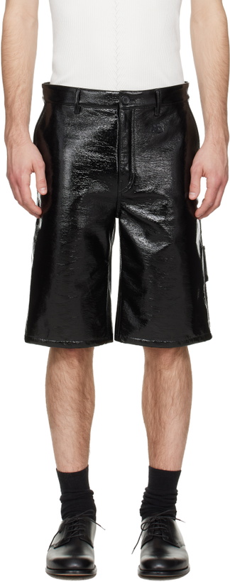 Photo: Courrèges Black Hammer Vinyl Shorts