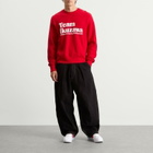 Team Ikuzawa Men's Elbow Patch Logo Sweatshirt in Red