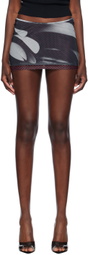 Miaou Multicolor Elektra Mini Skirt