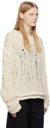 AIREI Off-White Layered Sweater