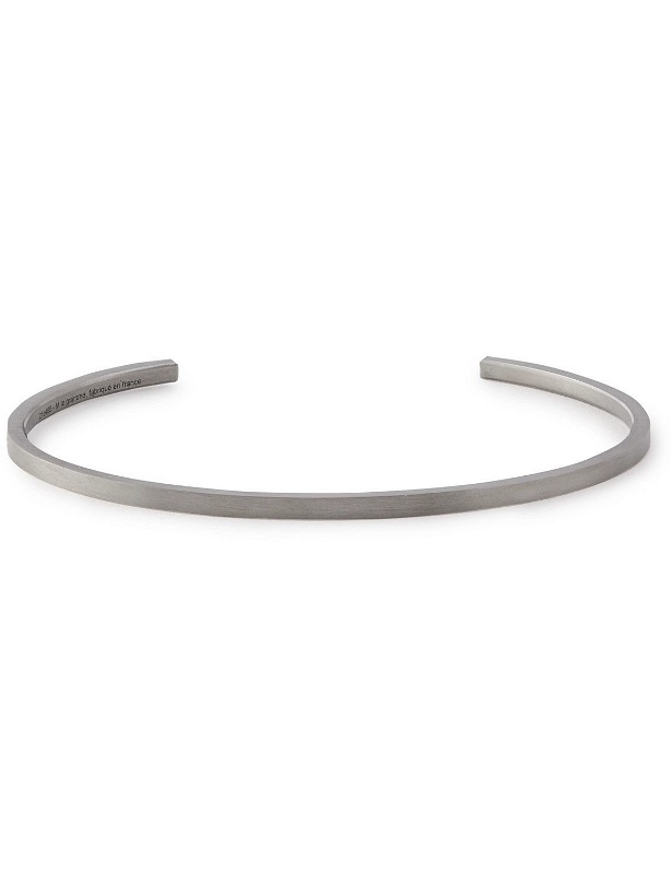 Photo: Le Gramme - 7g Brushed Ruthenium-Plated Cuff - Silver