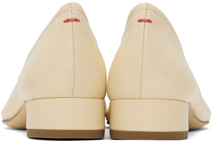 Aeyde Off-White Darya Nappa Ballerina Flats