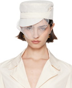 Renaissance Renaissance SSENSE Exclusive Bridal Capsule Satin Hat
