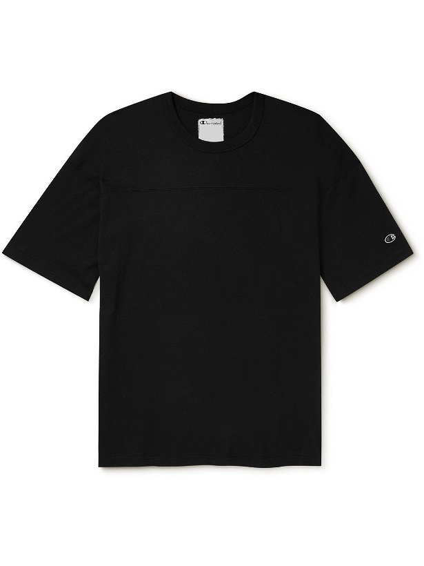 Photo: Champion - Cotton-Jersey T-Shirt - Black