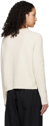 BOSS Off-White Rib Sweater
