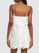 ZIMMERMANN - Raie Flower Lace Mini Dress