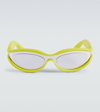 Bottega Veneta - Hem cat-eye sunglasses