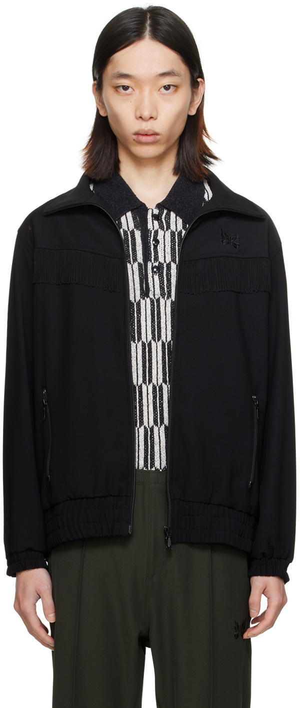 NEEDLES Black Fringe Track Jacket Needles