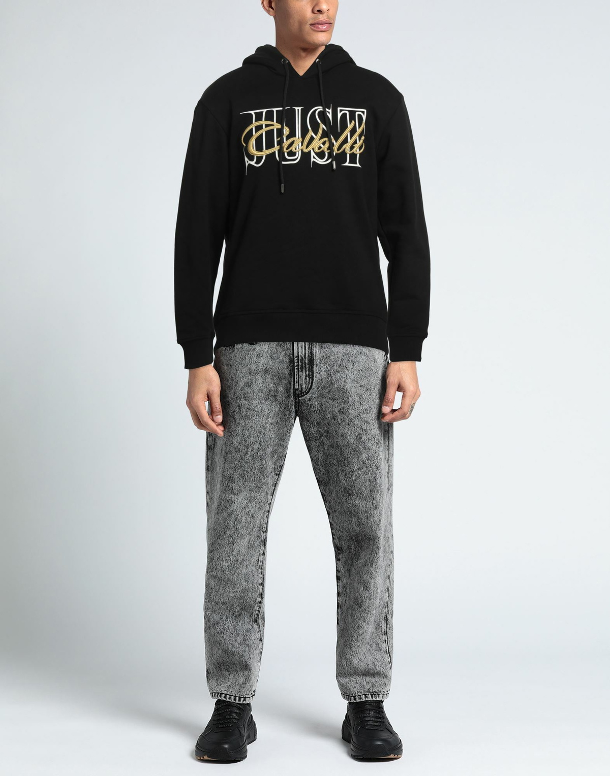 Just Cavalli Mens Sweatshirt in Black