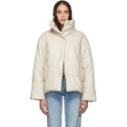 Nanushka Beige Puffer Jacket