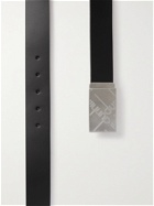 DUNHILL - 3.5cm Leather Belt - Black
