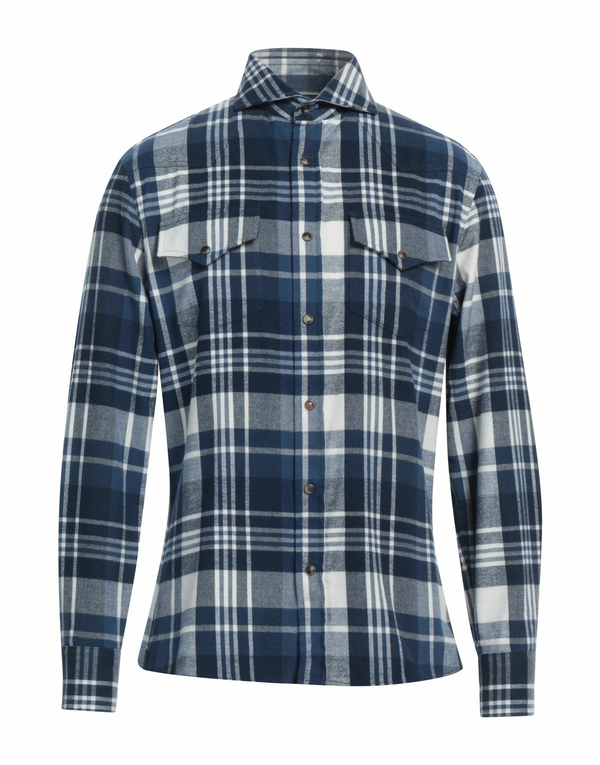 Brunello Cucinelli Mens Shirt in Navy