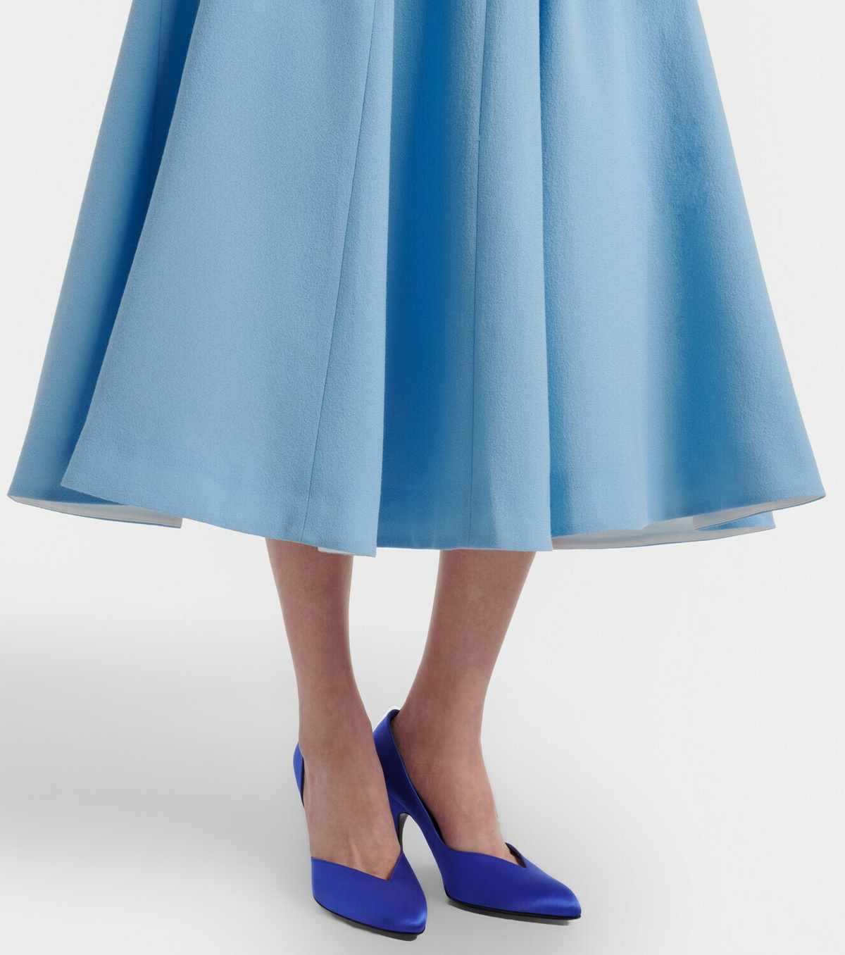 Emilia Wickstead Camilla wool crepe midi dress