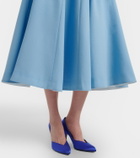 Emilia Wickstead Camilla wool crepe midi dress