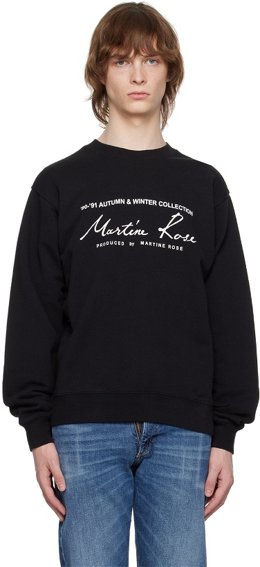 Photo: Martine Rose Black Printed Sweatshirt