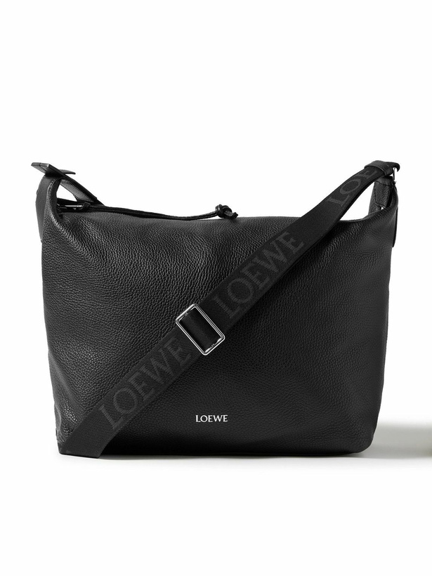 Photo: LOEWE - Cubi Full-Grain Leather Messenger Bag