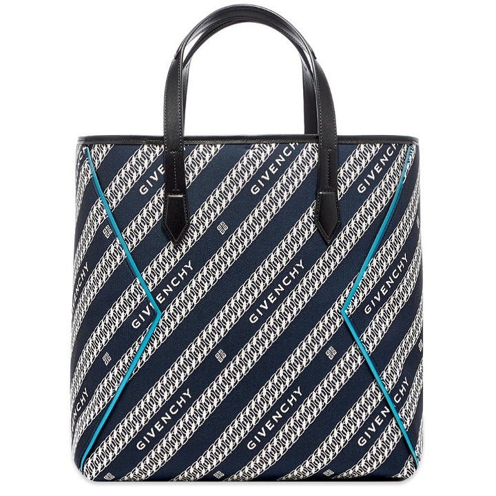 Photo: Givenchy 4G Chains Jacquard Logo Tote Bag