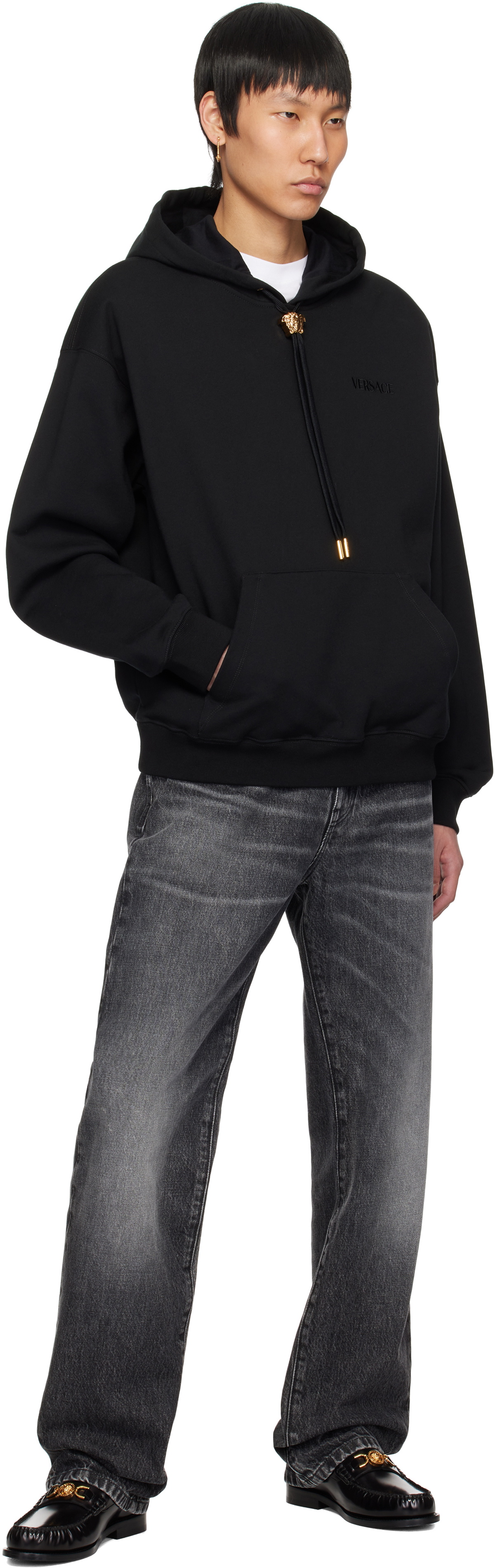 VERSACE ラ・メデューサフーディー VERSACE ラ・メデューサフーディー Versace La Medusa Cotton Hoodie