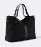Saint Laurent Y Large leather-trimmed tote bag