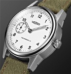 Weiss - Automatic Issue 38mm Stainless Steel and CORDURA Field Watch - White