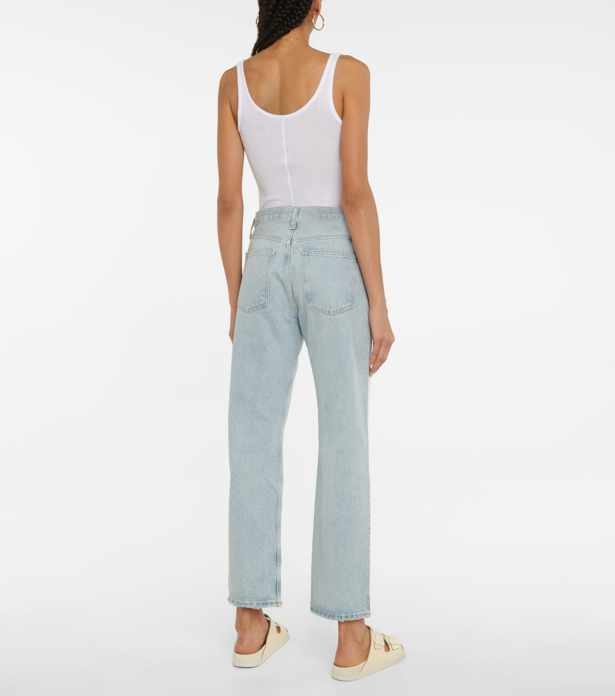 Agolde - Mia mid-rise straight jeans