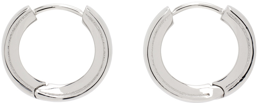 Vitaly Silver Arc Earrings