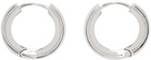 Vitaly Silver Arc Earrings