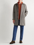A.P.C. - Ivan Herringbone Wool-Tweed Coat - Gray