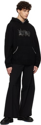Dime Black Hardcore Wool Hoodie