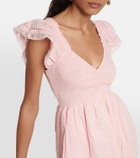 LoveShackFancy Athalia cotton mini dress