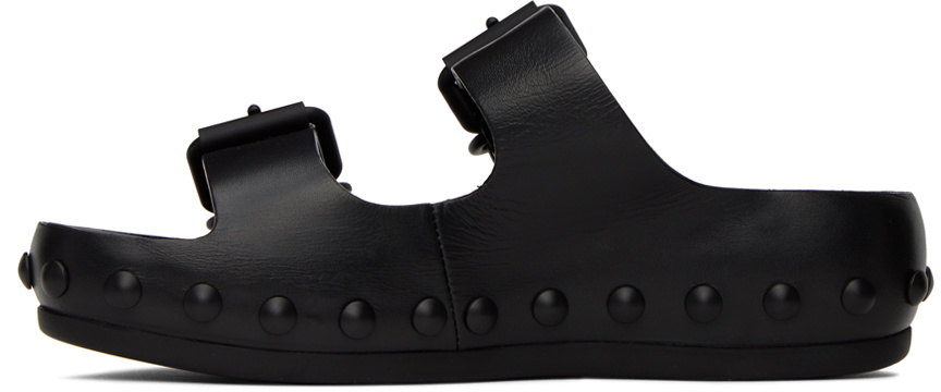At.Kollektive Black Natacha Ramsay Levi Edition Studded Two Sandals