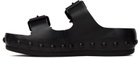 At.Kollektive Black Natacha Ramsay Levi Edition Studded Two Sandals