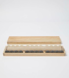 Brunello Cucinelli Portable wood checkers set