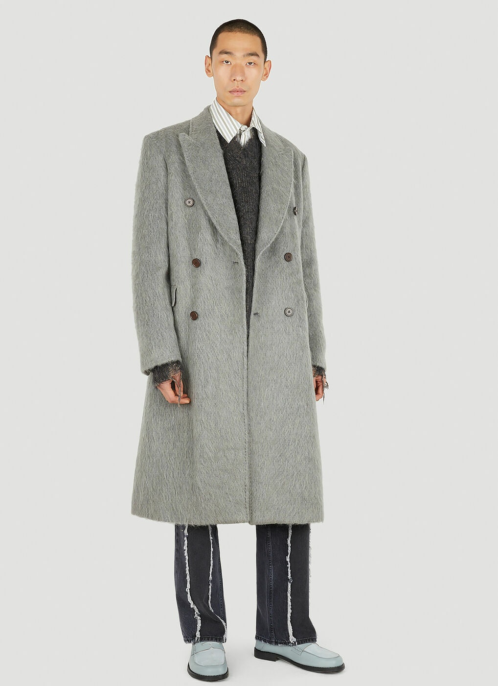 Whale Coat in Grey Our Legacy