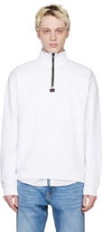 Hugo White Patch Sweatshirt