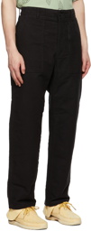 Engineered Garments Black Fatigue Trousers