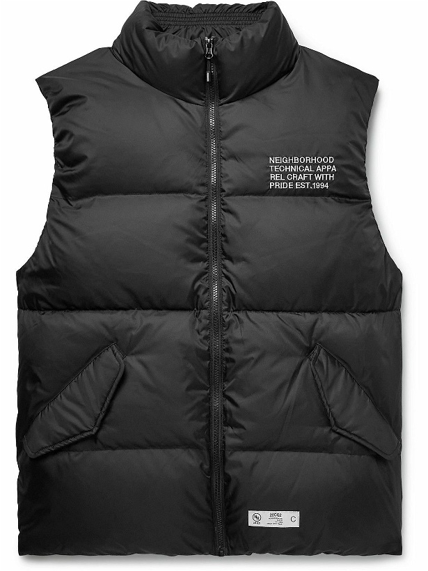 Photo: Neighborhood - Quilted Shell Down Gilet - Black