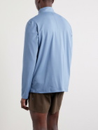Lululemon - Slim-Fit Stretch Recycled-Jersey Half-Zip Top - Blue