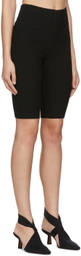 ANDREADĀMO Black Knit Shorts